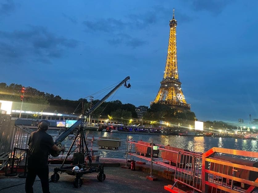 Jimmy Jib action shot